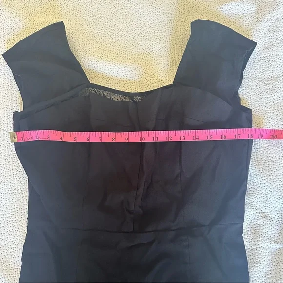 Stop Staring Beautiful Vintage Black Dress - Picture 3 of 8